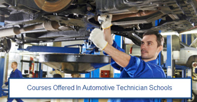 Courses Offered In Automotive Technician Schools