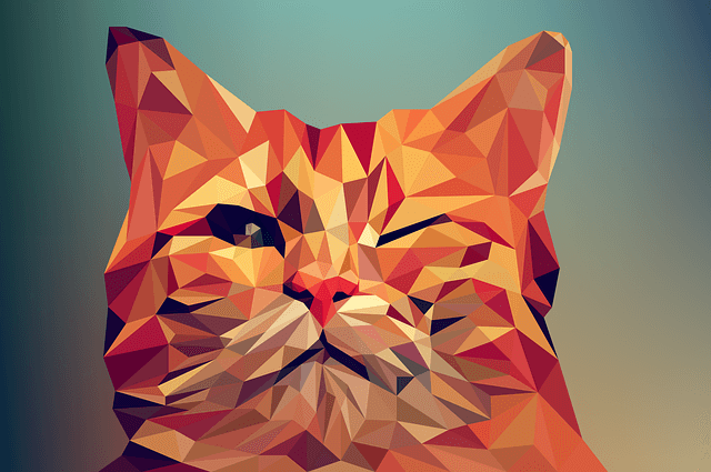 poly cat - graphic design